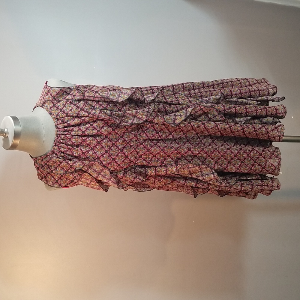 Limeapple brand - quality - cascading ruffles patterned girls dress in size 14